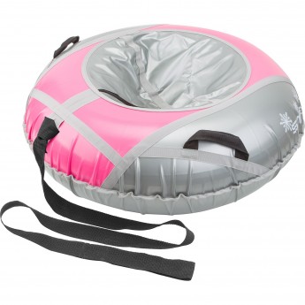 Санки надувные STELS D110см, розово-серые Санки надувные STELS D110см, розово-серые