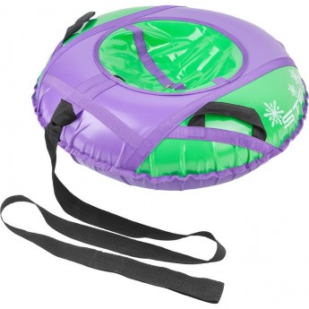 Санки надувные STELS D110см, салатово-фиолетовые Санки надувные STELS D110см, салатово-фиолетовые