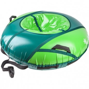 Санки надувные STELS D125 см усиленные, салатово-зелёные Санки надувные STELS D125 см усиленные, салатово-зелёные