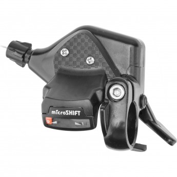 Шифтер/манетка правый Microshift TS71-9R, с тросом 2050 мм Шифтер/манетка правый Microshift TS71-9R, с тросом 2050 мм