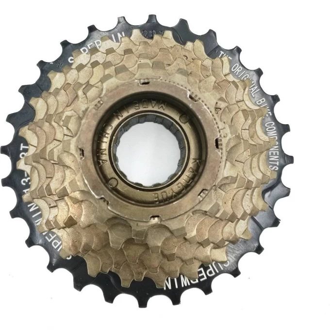 Трещотка KFW-884 SUPERWIN, (13-28 зубьев) 8 скоростей, чёрно-коричневая 520103