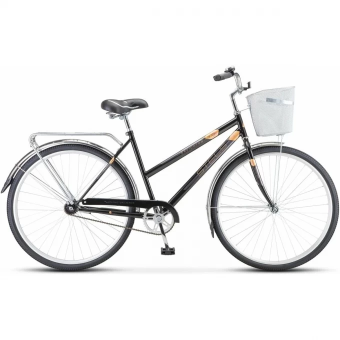 Велосипед STELS Navigator 28" 300 Lady Z010 (с корзиной) (LU085342) черный JU000401342022JU0009942