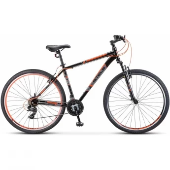 Велосипед STELS Navigator-700 V 27.5" F020, рама 21", Чёрный/красный